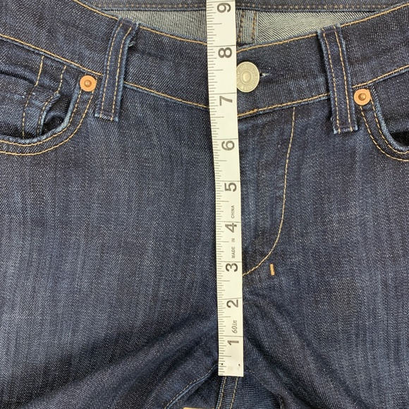 7 For All Mankind Crop Dojo Trouser Capri Sz 28 - Picture 7 of 10